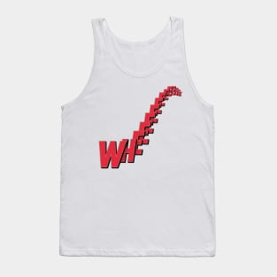 Wheeee, Funny Roller Coaster Enthusiast Scream Tank Top